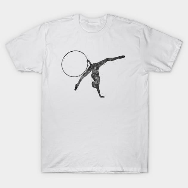 Rhythmic gymnastics hoop T-Shirt by Yahya Art